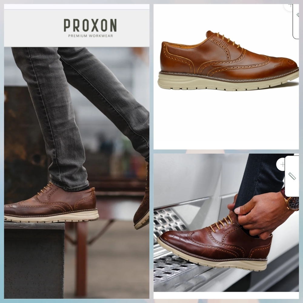 Proxon Oxford Steel Toe Volta Shoe
